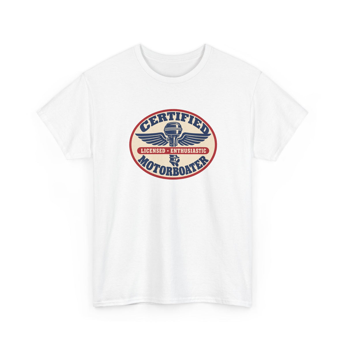 Certified Motorboater Heavy Cotton Tee