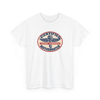 Certified Motorboater Heavy Cotton Tee