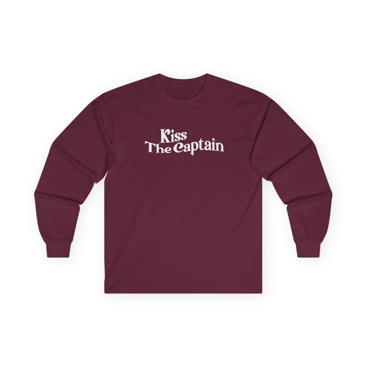 "Kiss The Captain" Heavy Cotton Long Sleeve