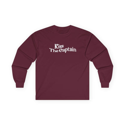 "Kiss The Captain" Heavy Cotton Long Sleeve