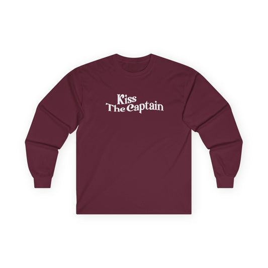 "Kiss The Captain" Heavy Cotton Long Sleeve