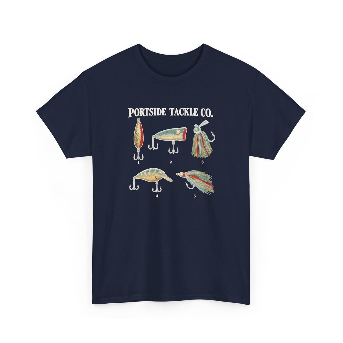 Portside Tackle Co. Lures Heavy Cotton Tee