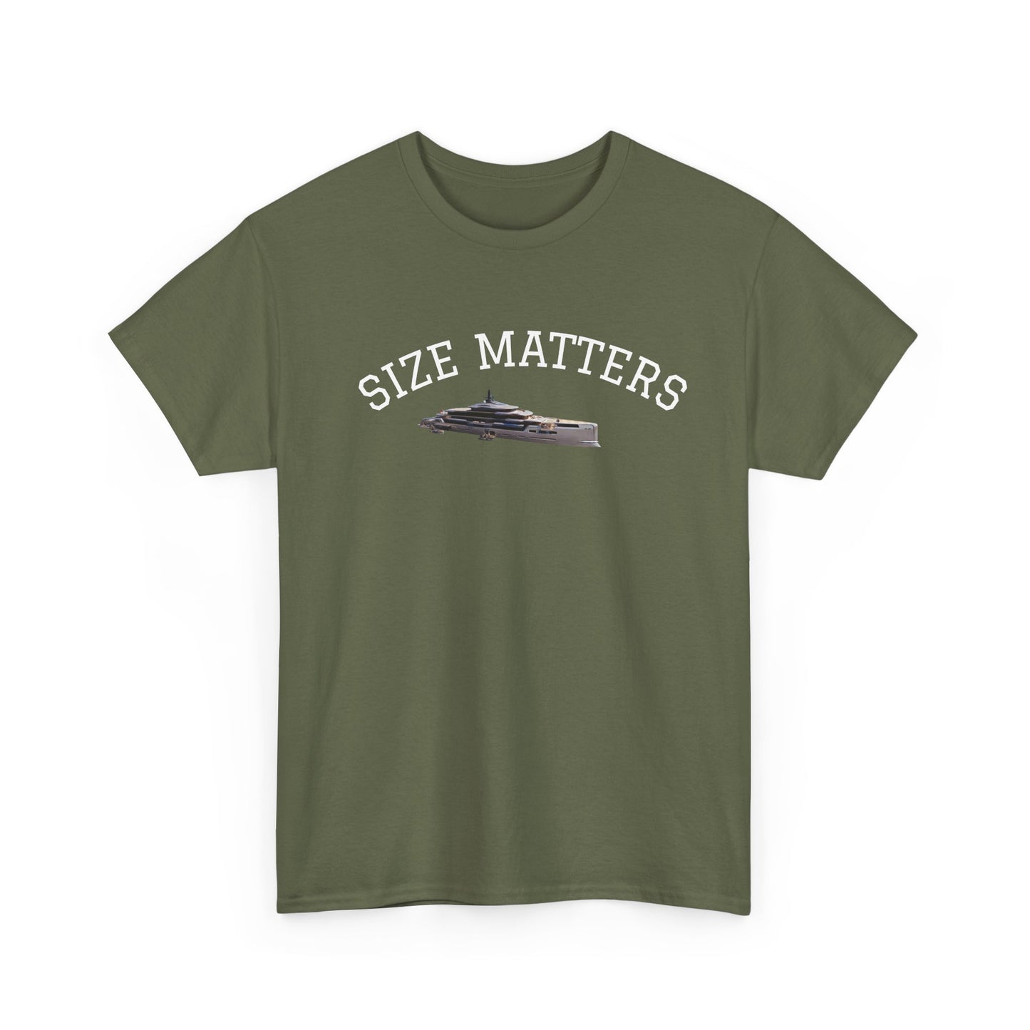 'Size Matters' Heavy Cotton Tee