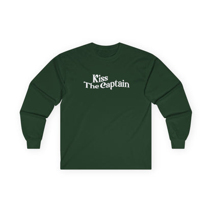 "Kiss The Captain" Heavy Cotton Long Sleeve