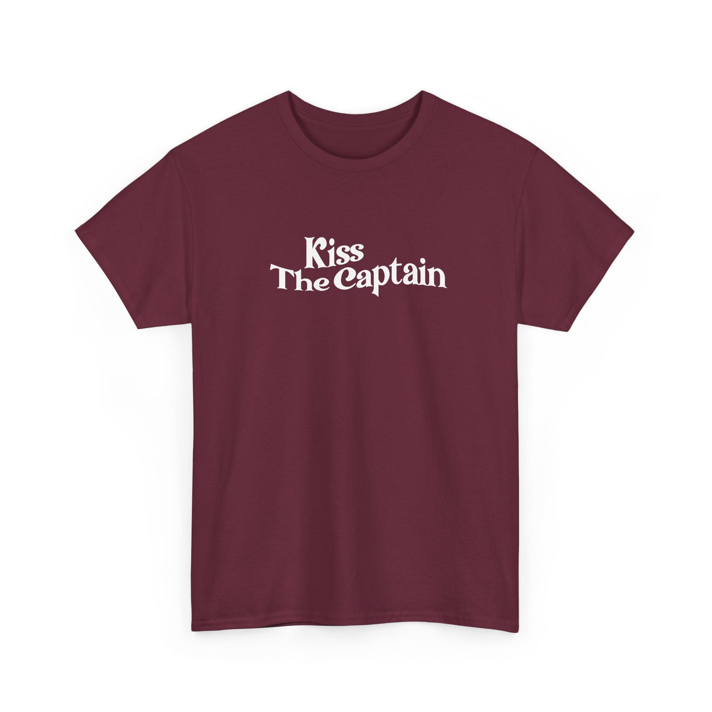 "Kiss The Captain" Heavy Cotton Tee