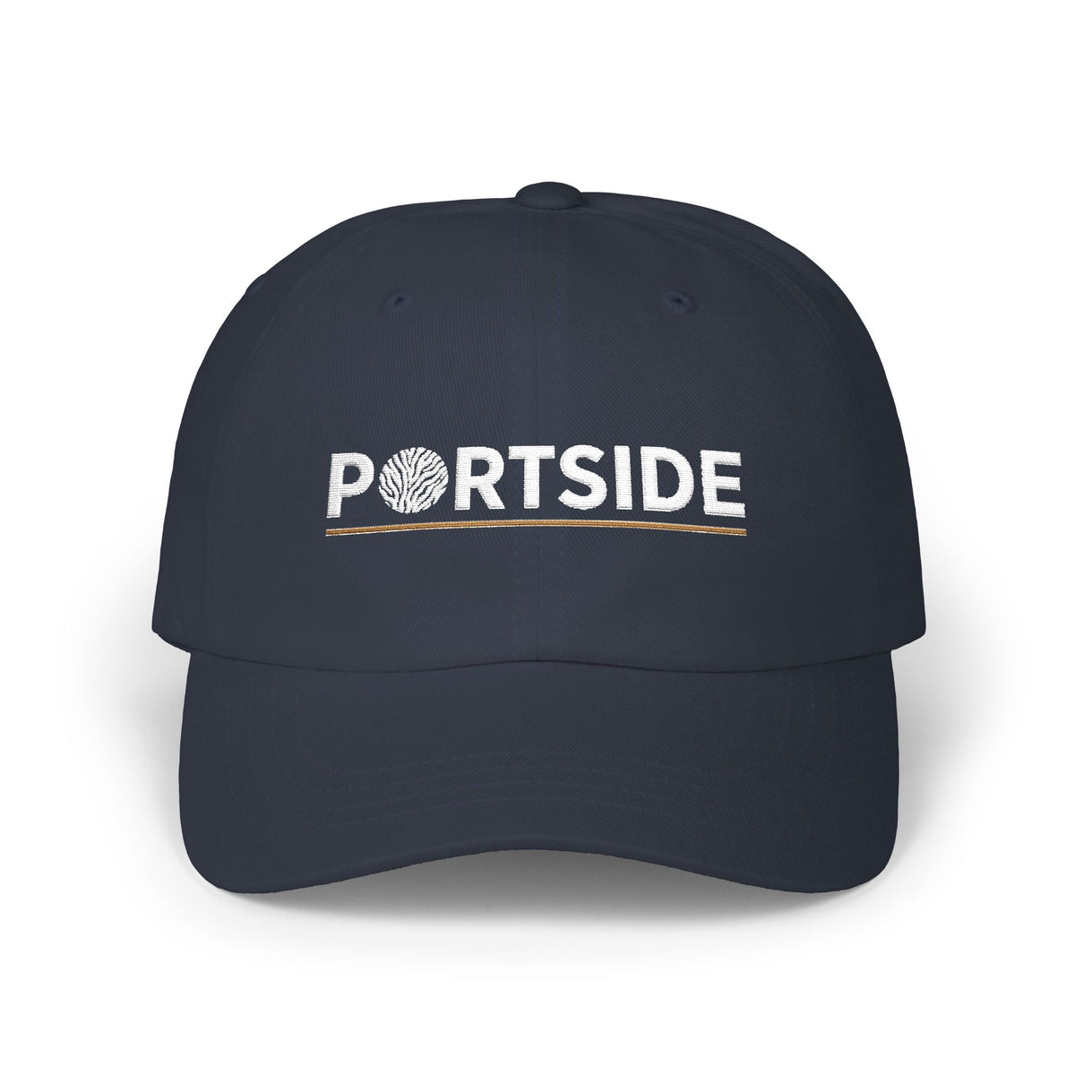Portside Zebra Wordmark Embroidered Dad Cap