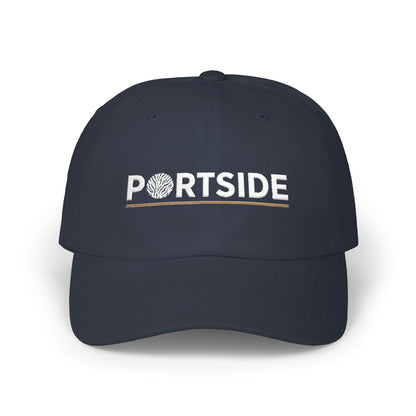 Portside Zebra Wordmark Embroidered Dad Cap