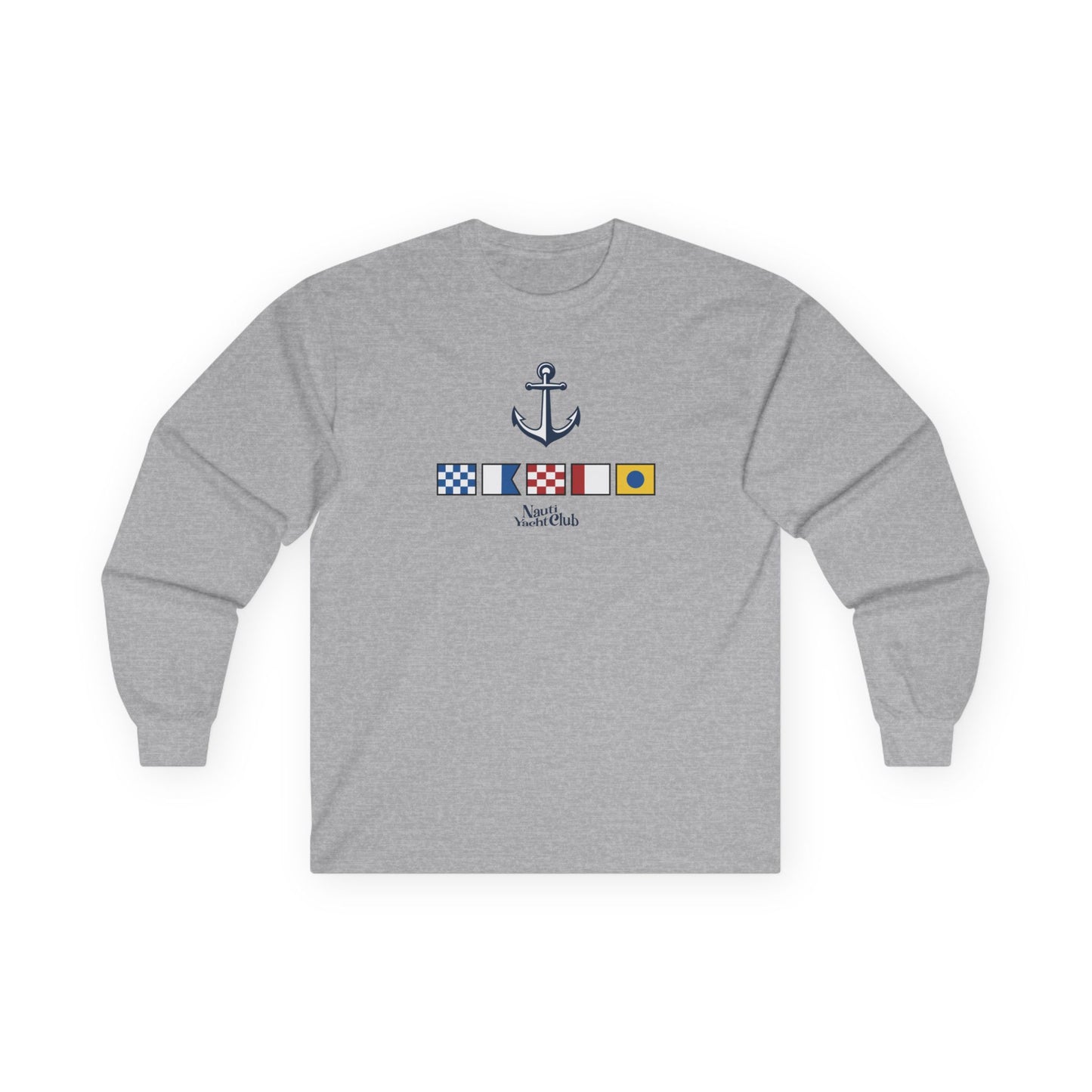 Nautical "Nauti Yacht Club" Long Sleeve