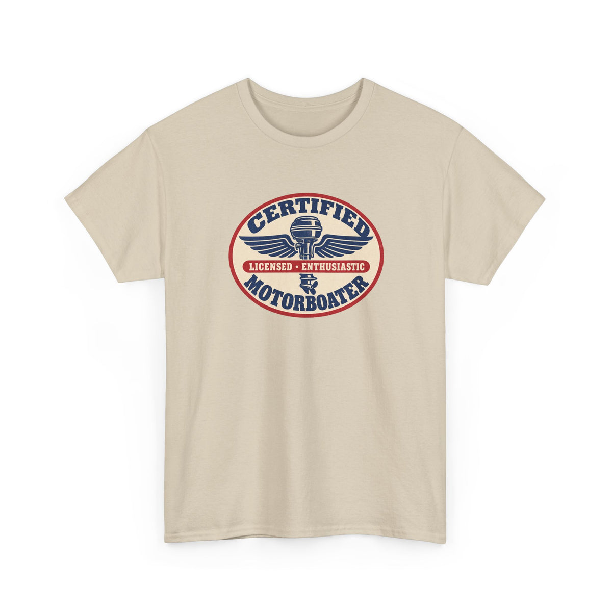 Certified Motorboater Heavy Cotton Tee