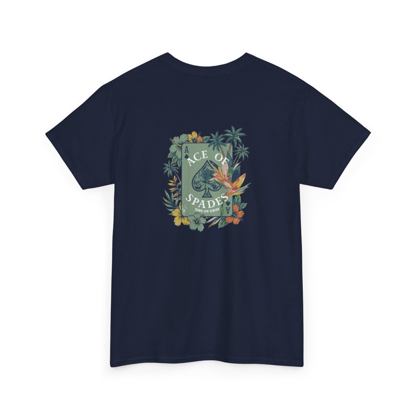 Ace of Spades Floral Heavy Cotton Tee