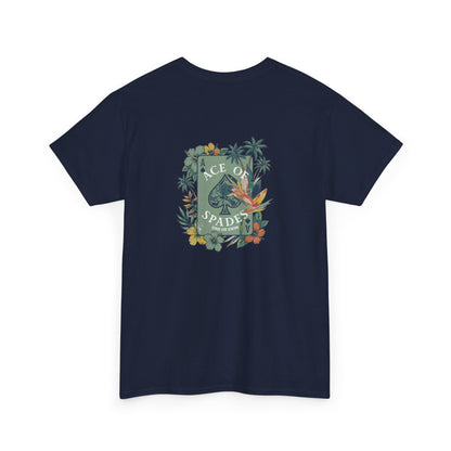 Ace of Spades Floral Heavy Cotton Tee