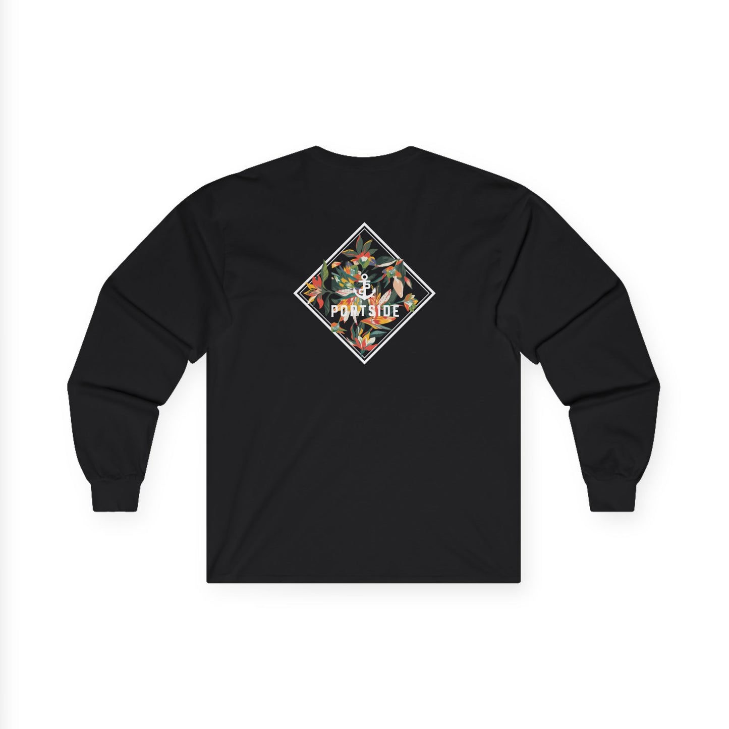 Floral Logo Heavy Cotton Long Sleeve