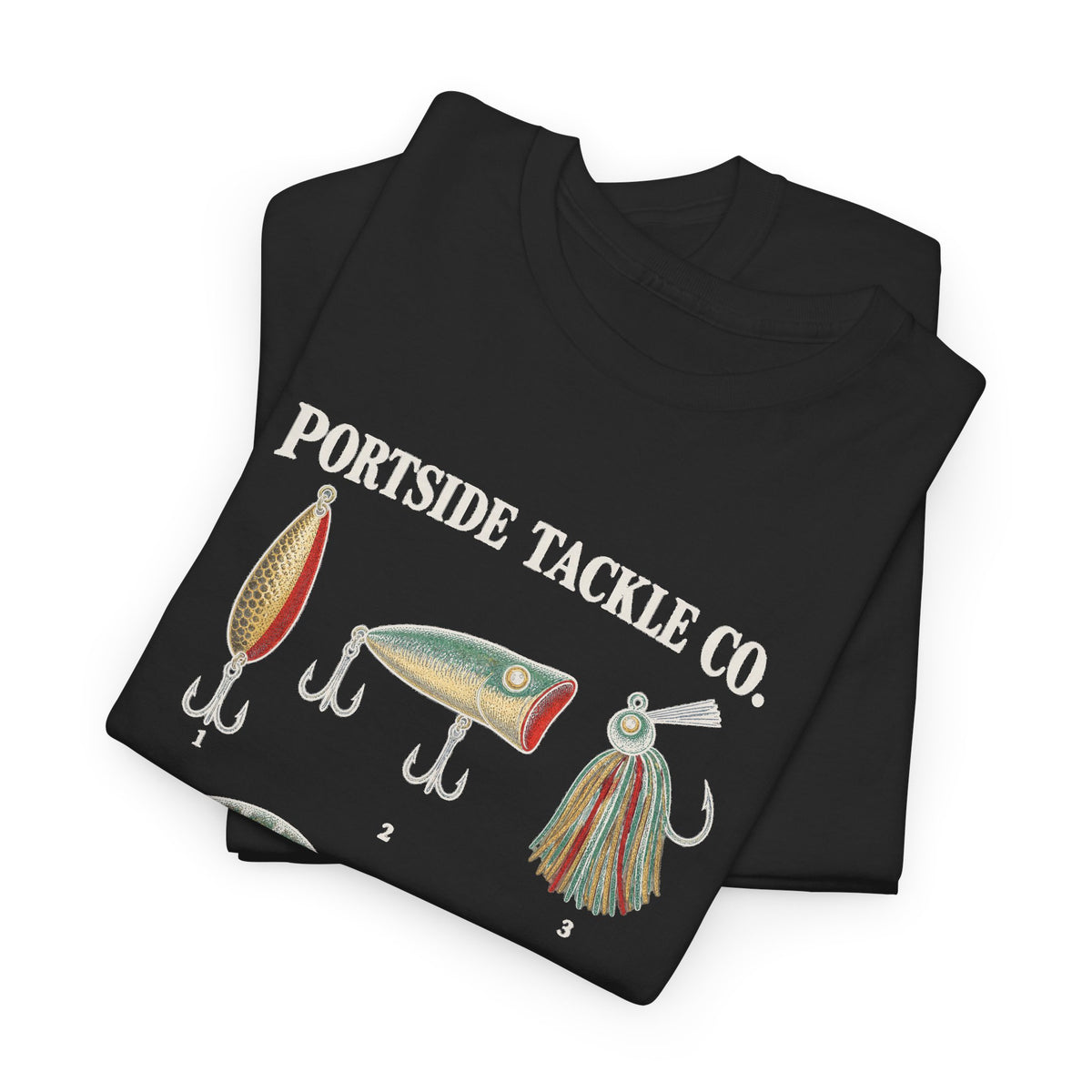 Portside Tackle Co. Lures Heavy Cotton Tee