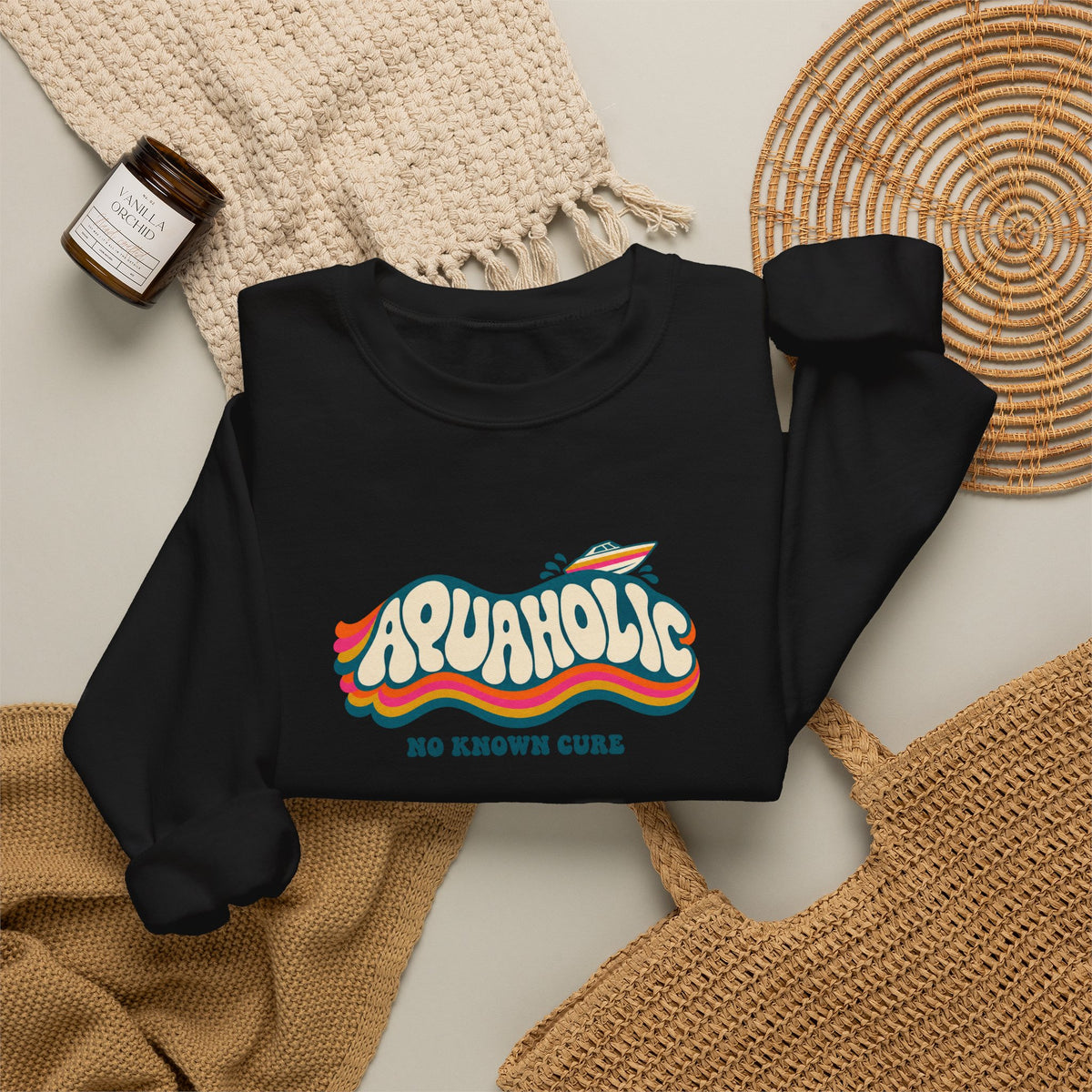 Aquaholic Heavy Blend Crewneck Sweatshirt