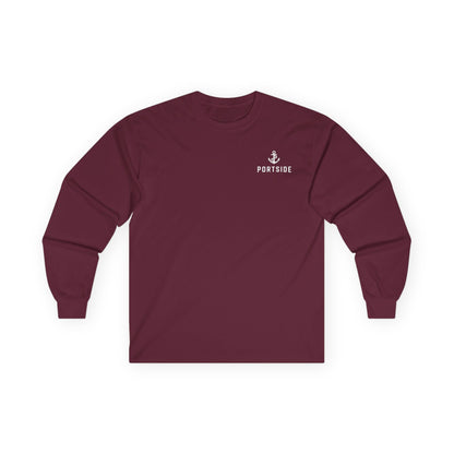 Floral Logo Heavy Cotton Long Sleeve