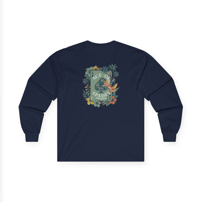 Ace of Spades Floral Heavy Cotton Long Sleeve
