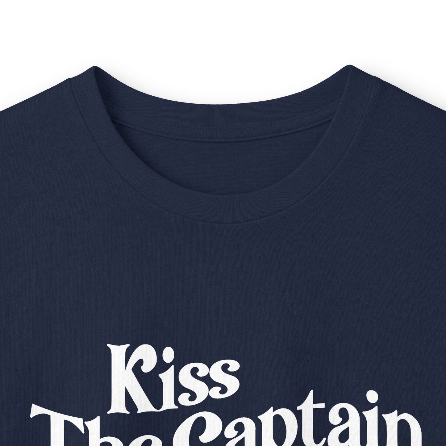 "Kiss The Captain" Heavy Cotton Long Sleeve