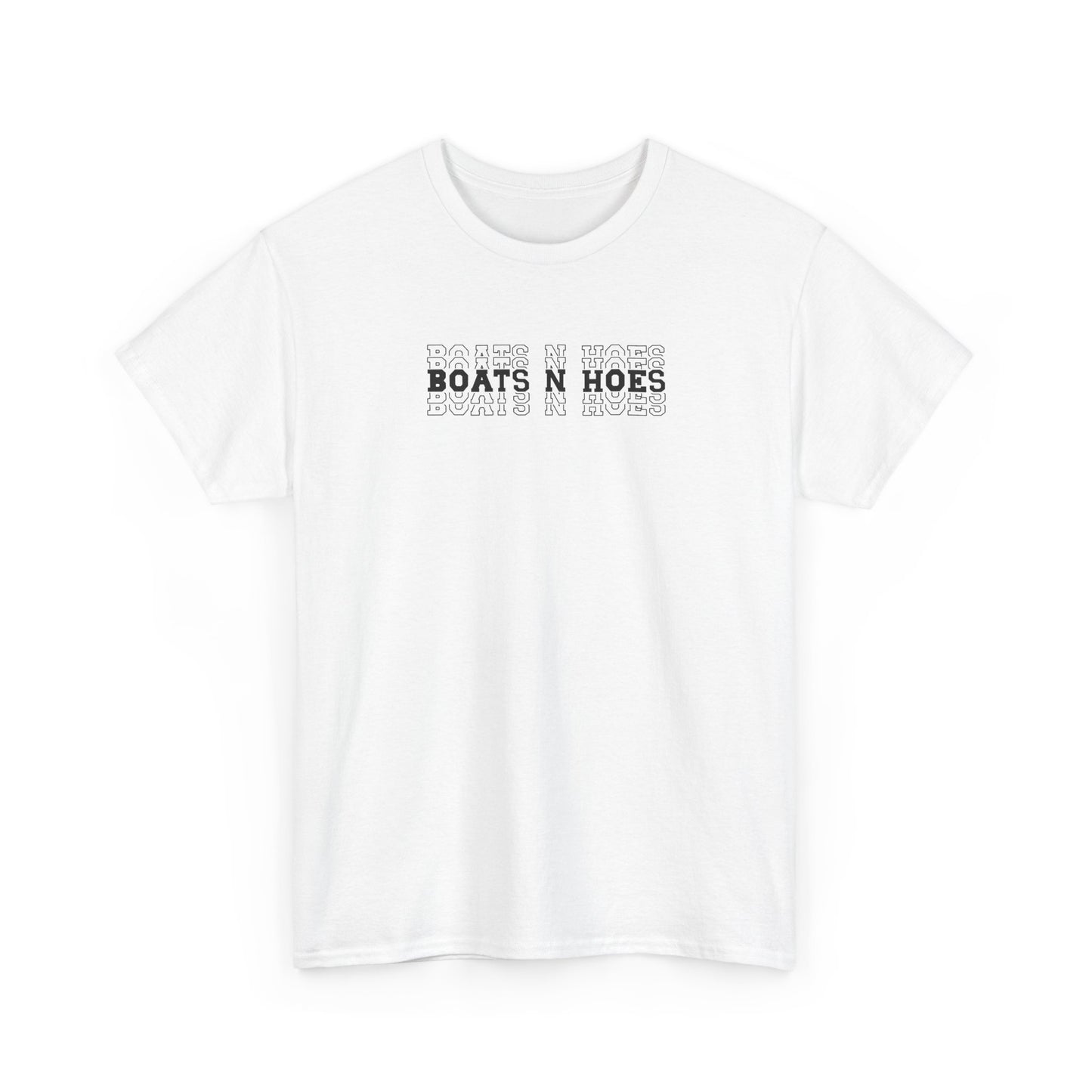 "Boats N Hoes" Heavy Cotton Tee