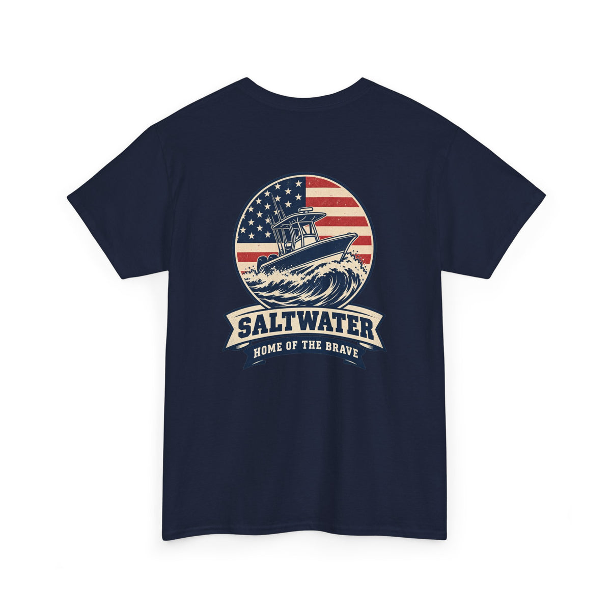 Saltwater Home of the Brave Heavy Cotton Tee