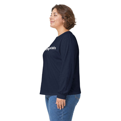 "Kiss The Captain" Heavy Cotton Long Sleeve