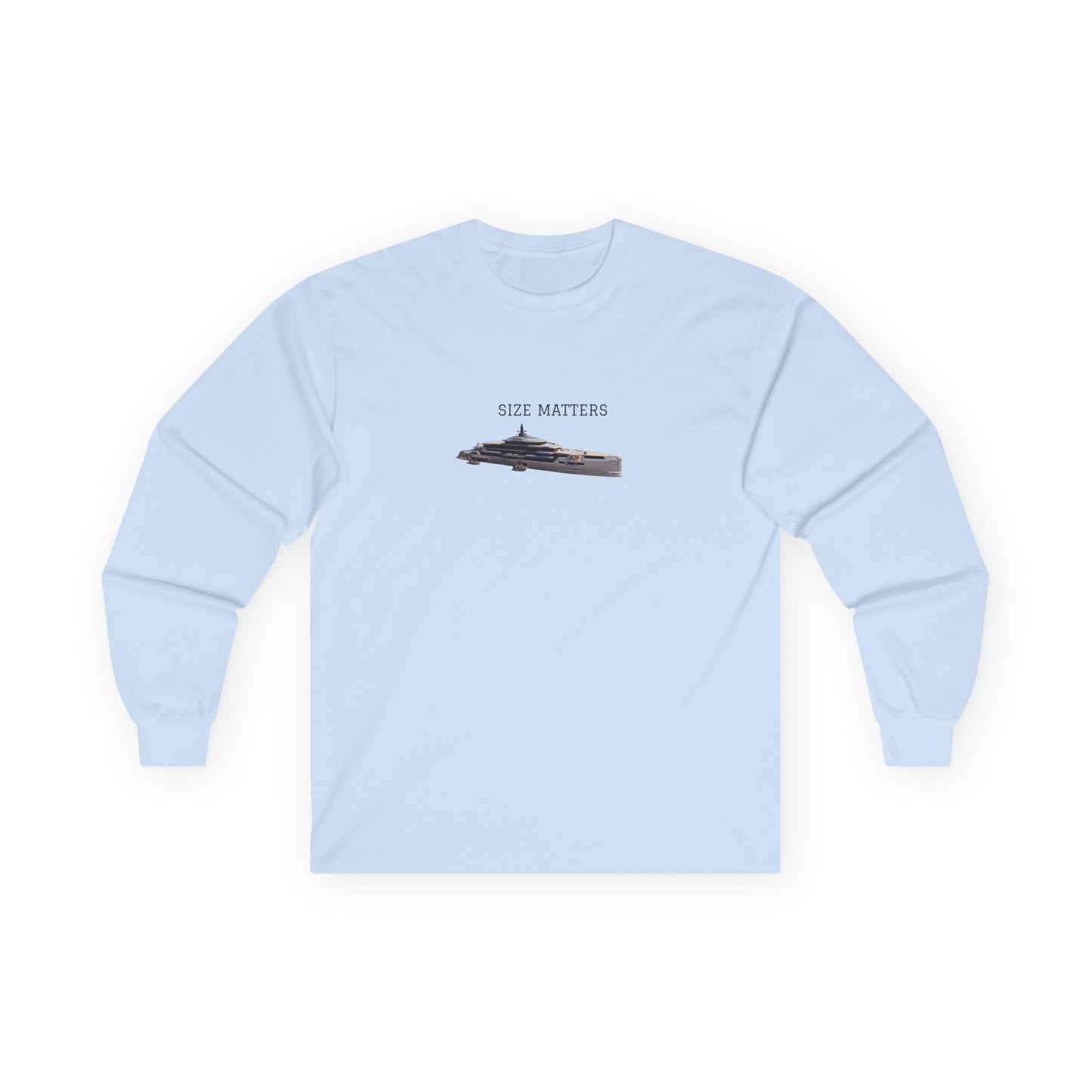 'Size Matters' Heavy Cotton Long Sleeve