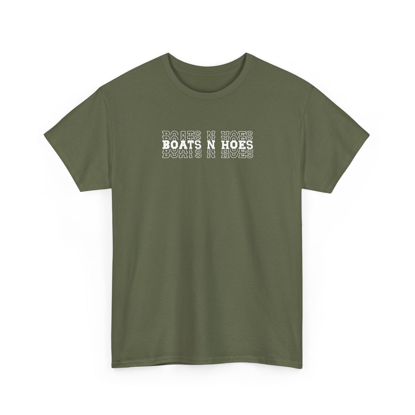 "Boats N Hoes" Heavy Cotton Tee
