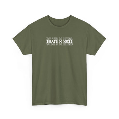 "Boats N Hoes" Heavy Cotton Tee
