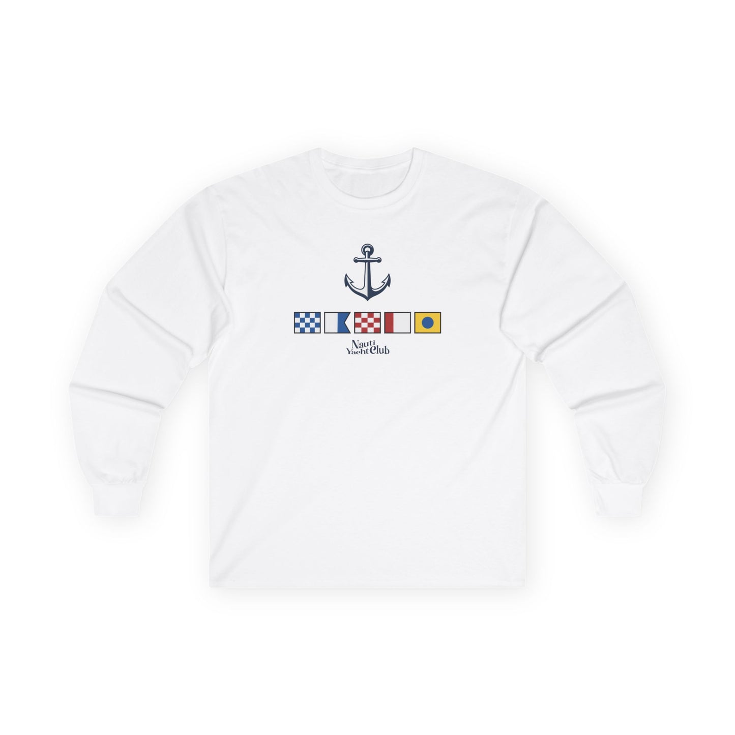 Nautical "Nauti Yacht Club" Long Sleeve