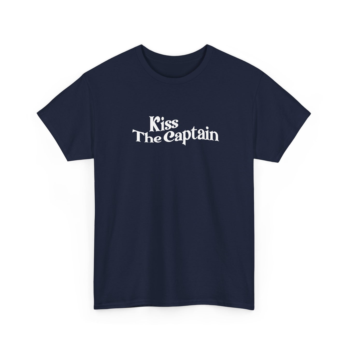 "Kiss The Captain" Heavy Cotton Tee