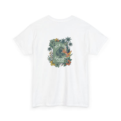 Ace of Spades Floral Heavy Cotton Tee