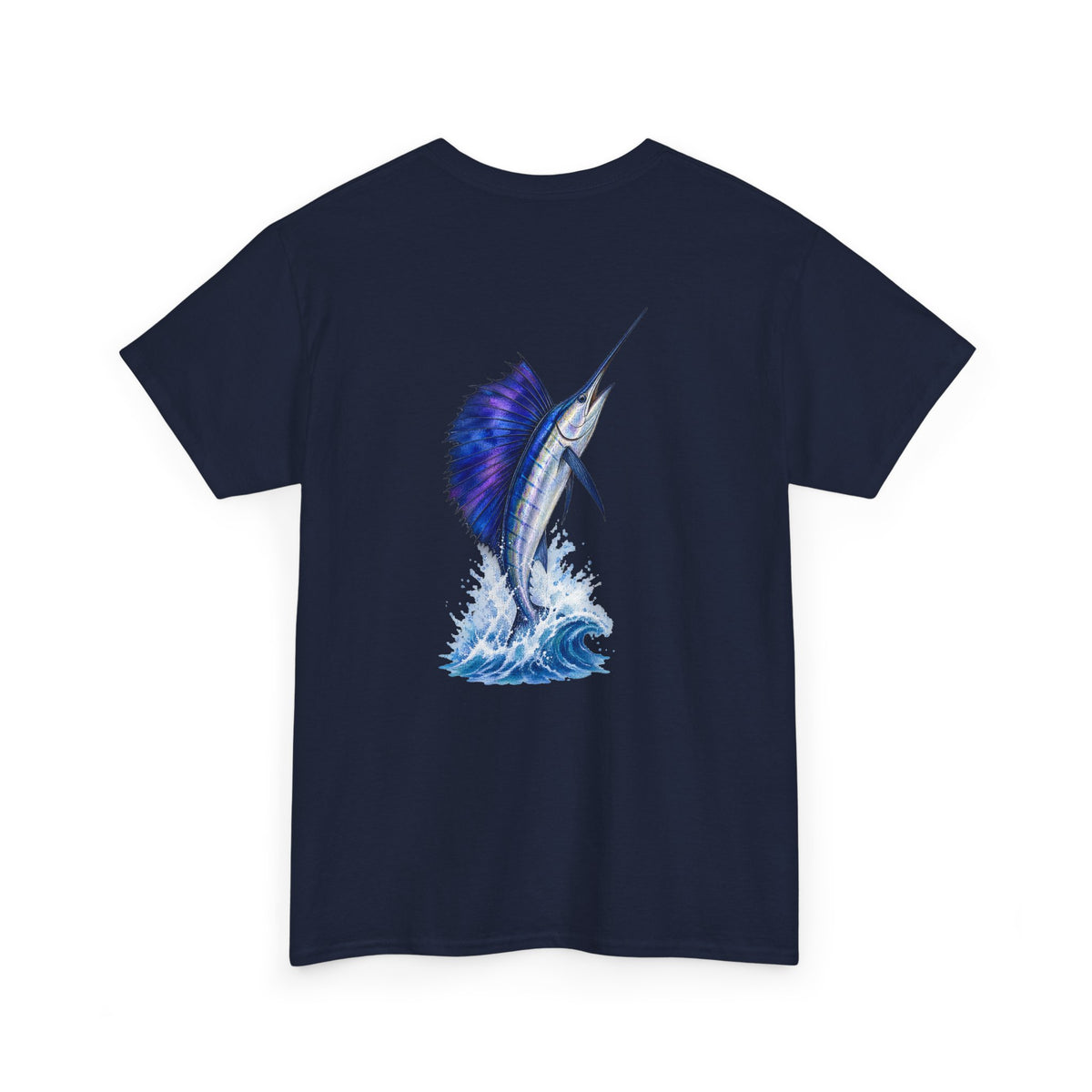 Sailfish Watercolor Heavy Cotton Tee