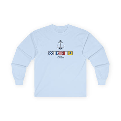 Nautical "Nauti Yacht Club" Long Sleeve