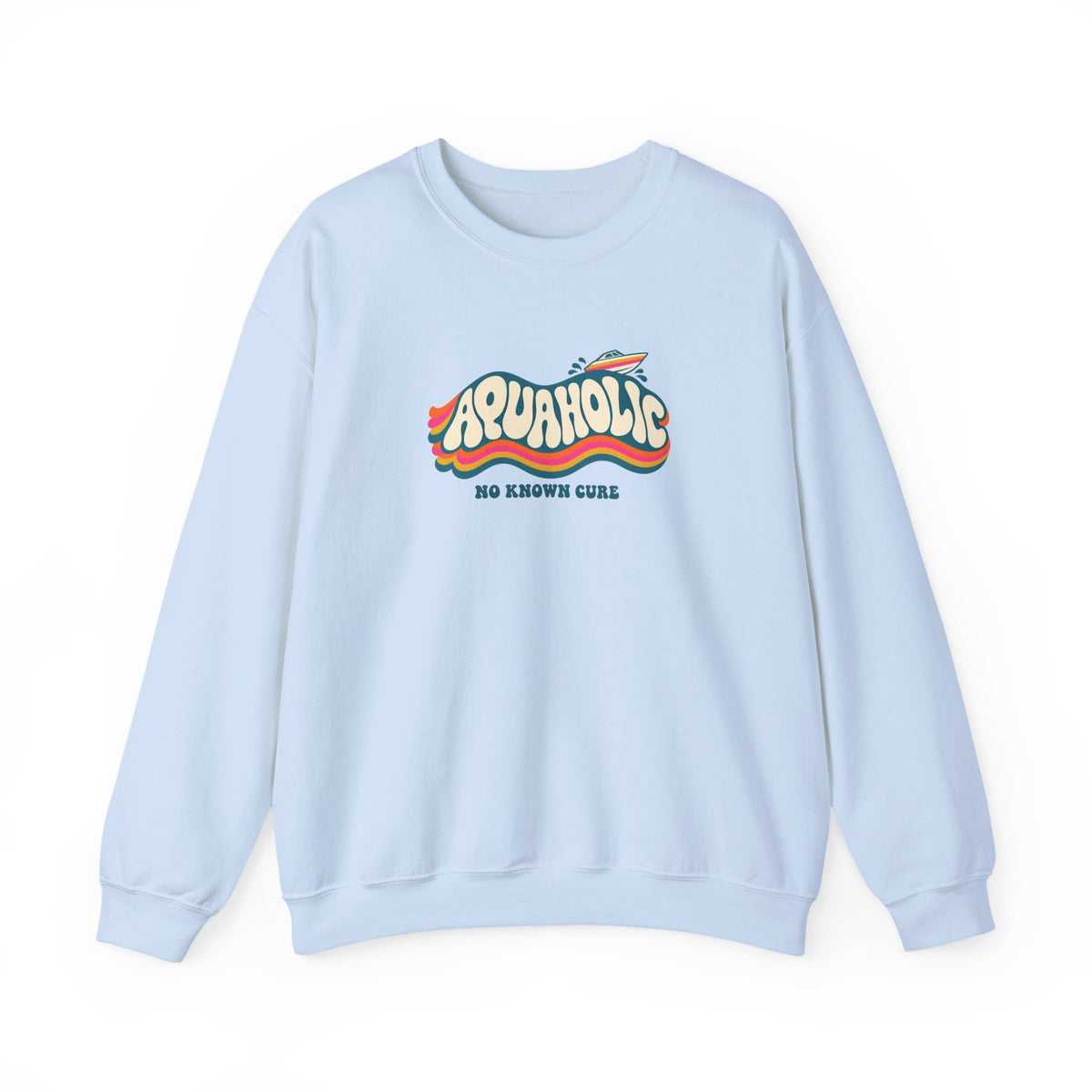 Aquaholic Heavy Blend Crewneck Sweatshirt
