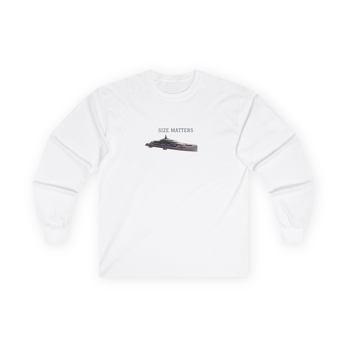 'Size Matters' Heavy Cotton Long Sleeve