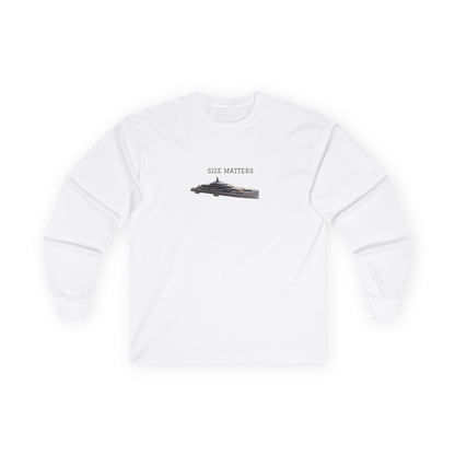 'Size Matters' Heavy Cotton Long Sleeve