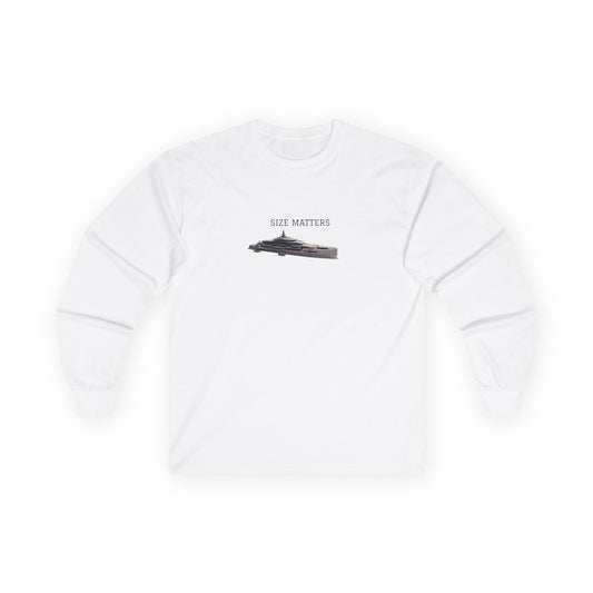 'Size Matters' Heavy Cotton Long Sleeve
