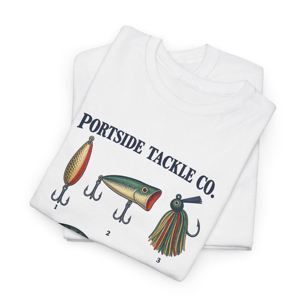 Portside Tackle Co. Lures Heavy Cotton Tee