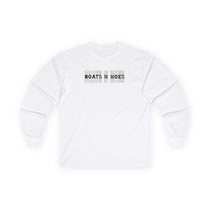"Boats N Hoes" Heavy Cotton Long Sleeve