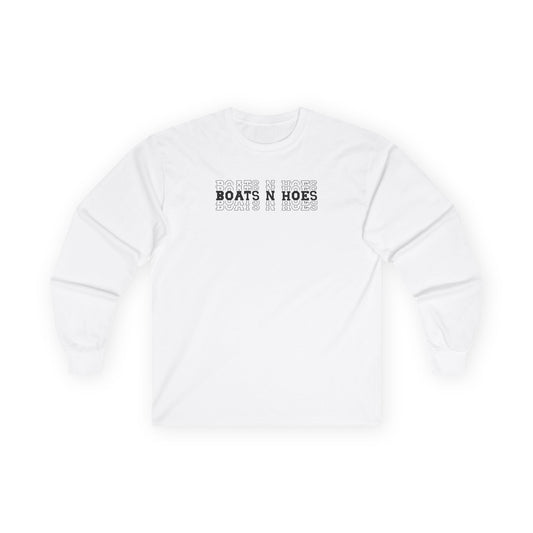 "Boats N Hoes" Heavy Cotton Long Sleeve