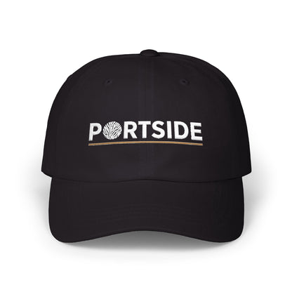 Portside Zebra Wordmark Embroidered Dad Cap