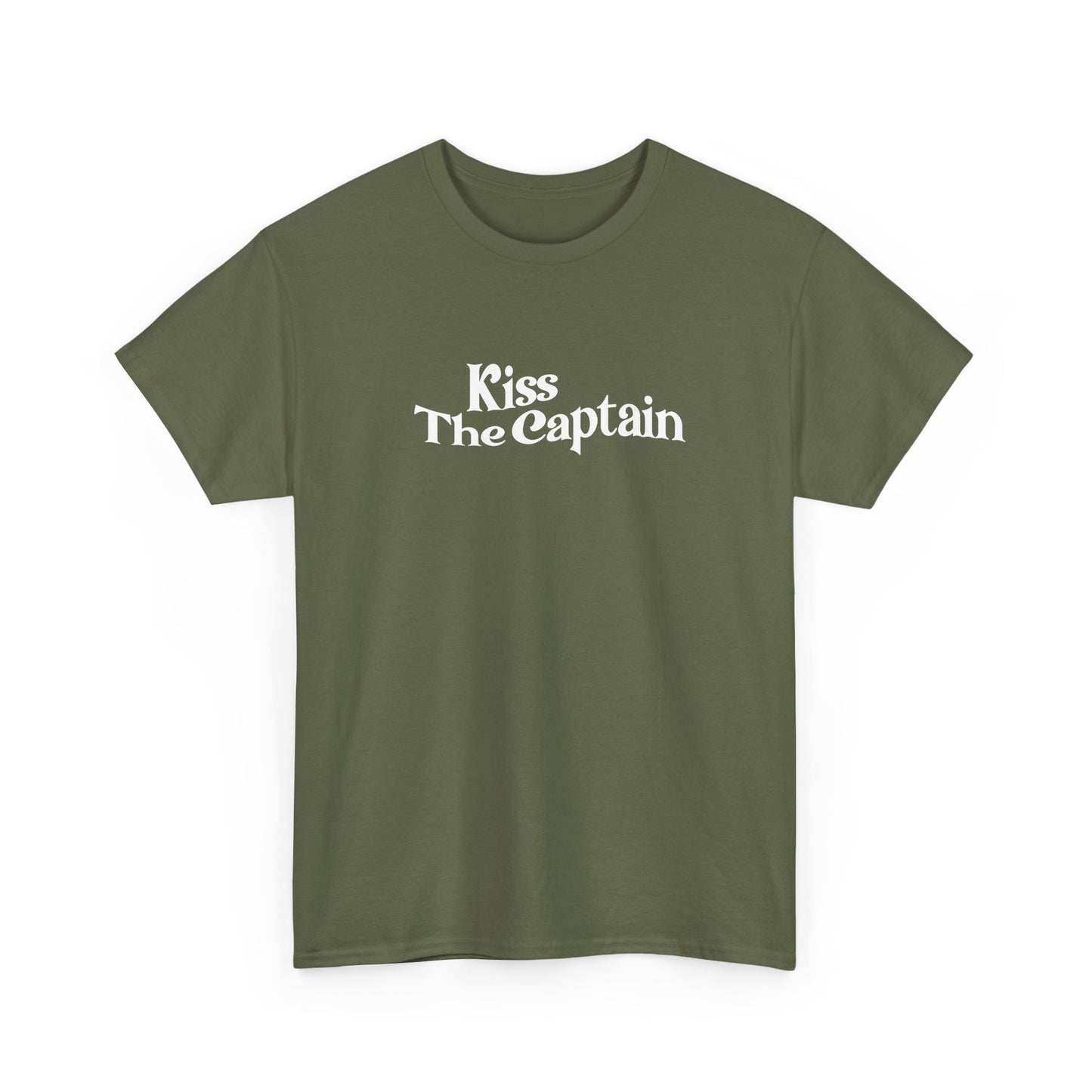 "Kiss The Captain" Heavy Cotton Tee