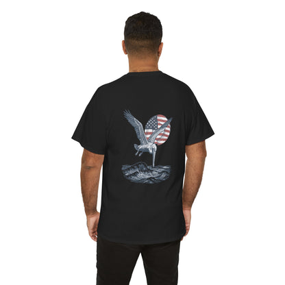 Patriotic Pelican Heavy Cotton Tee
