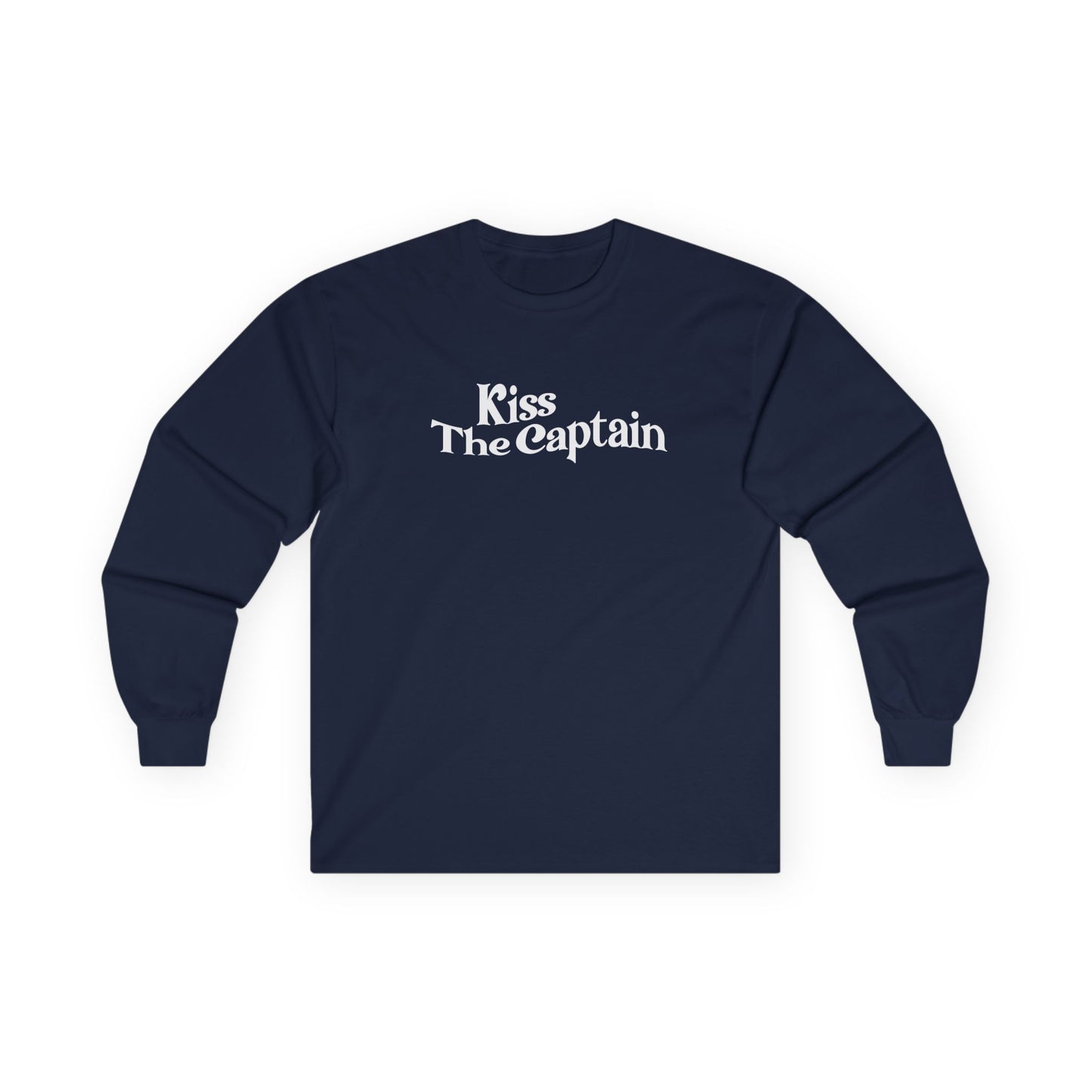 "Kiss The Captain" Heavy Cotton Long Sleeve