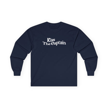 "Kiss The Captain" Heavy Cotton Long Sleeve