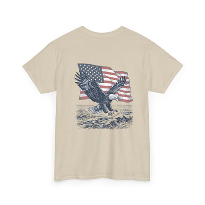 Patriotic Eagle Heavy Cotton Tee