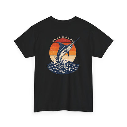 Swordfish Sunset Heavy Cotton Tee