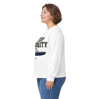 "T-Top Priority" Heavy Cotton Long Sleeve