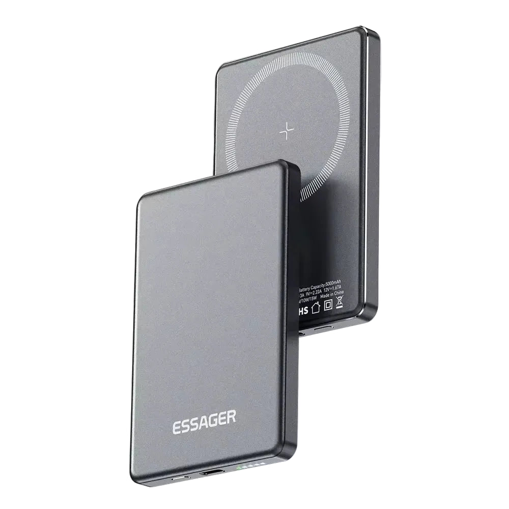 Magnetic 20W Fast-Charge Power Bank, 5000mAh