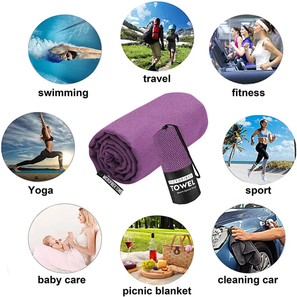 Quick-Dry Microfiber Towel Set