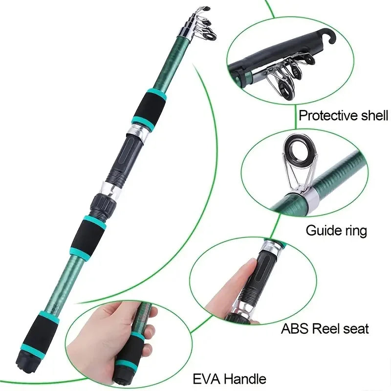 Telescopic Fishing Pole Kit